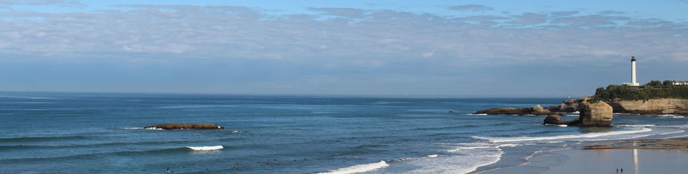 Biarritz, son phare et sa plage (64200)