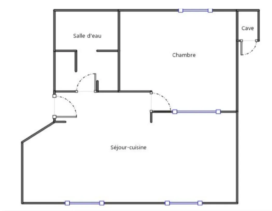 Plan appartement à vendre à Biarritz